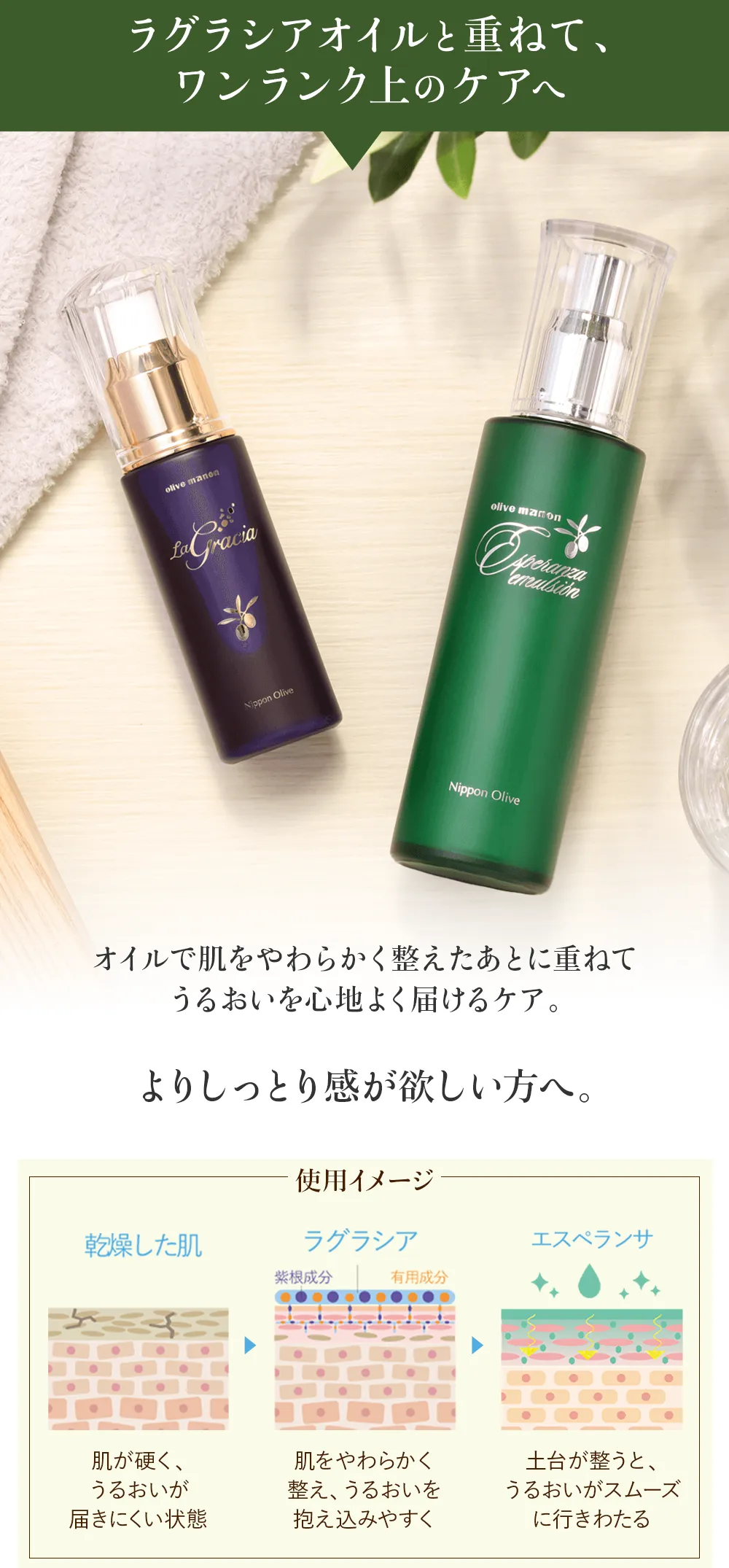 オリーブマノン エスペランサ エマルシオン_送料無料｜オリーブ化粧品